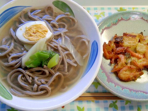 お蕎麦withかき揚げ